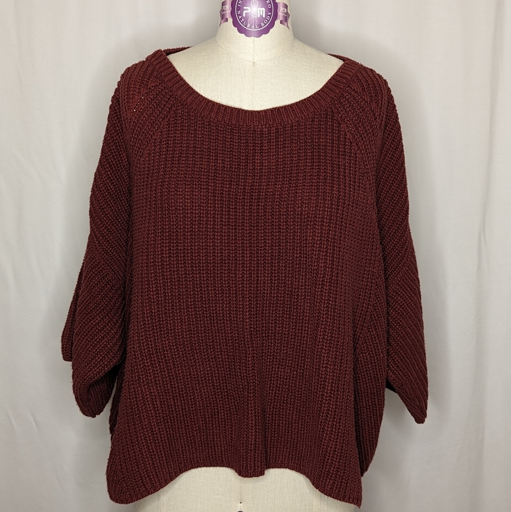 Free People Red Sweater